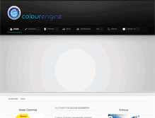 Tablet Screenshot of colour-engine.com